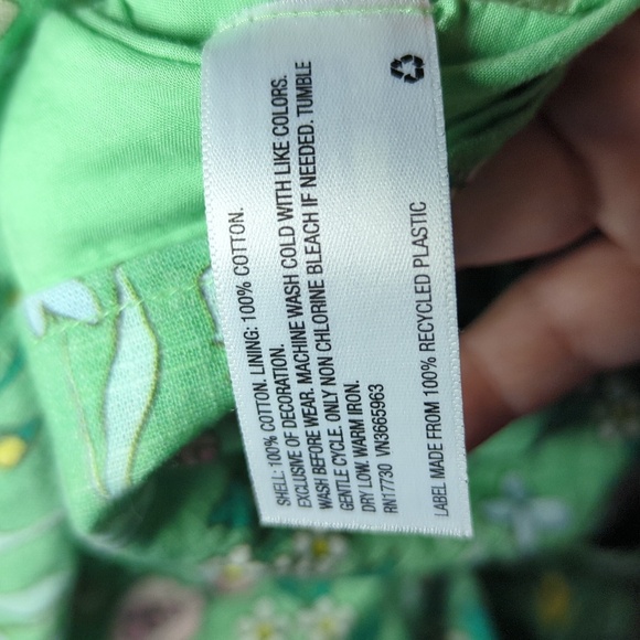 Cat & Jack Green Floral Tiered Maxi Dress Retro Boho Girls Size M 8 - Picture 3 of 5